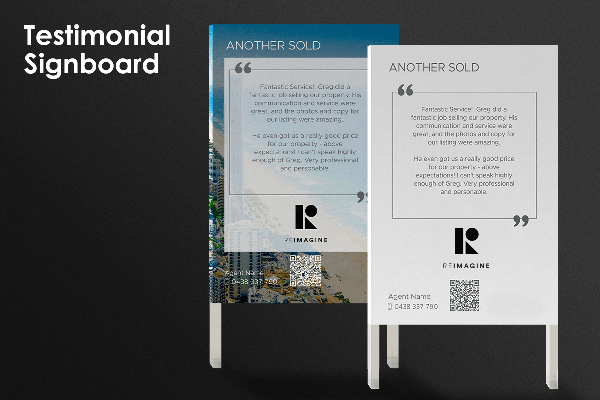 Testimonial Signboard