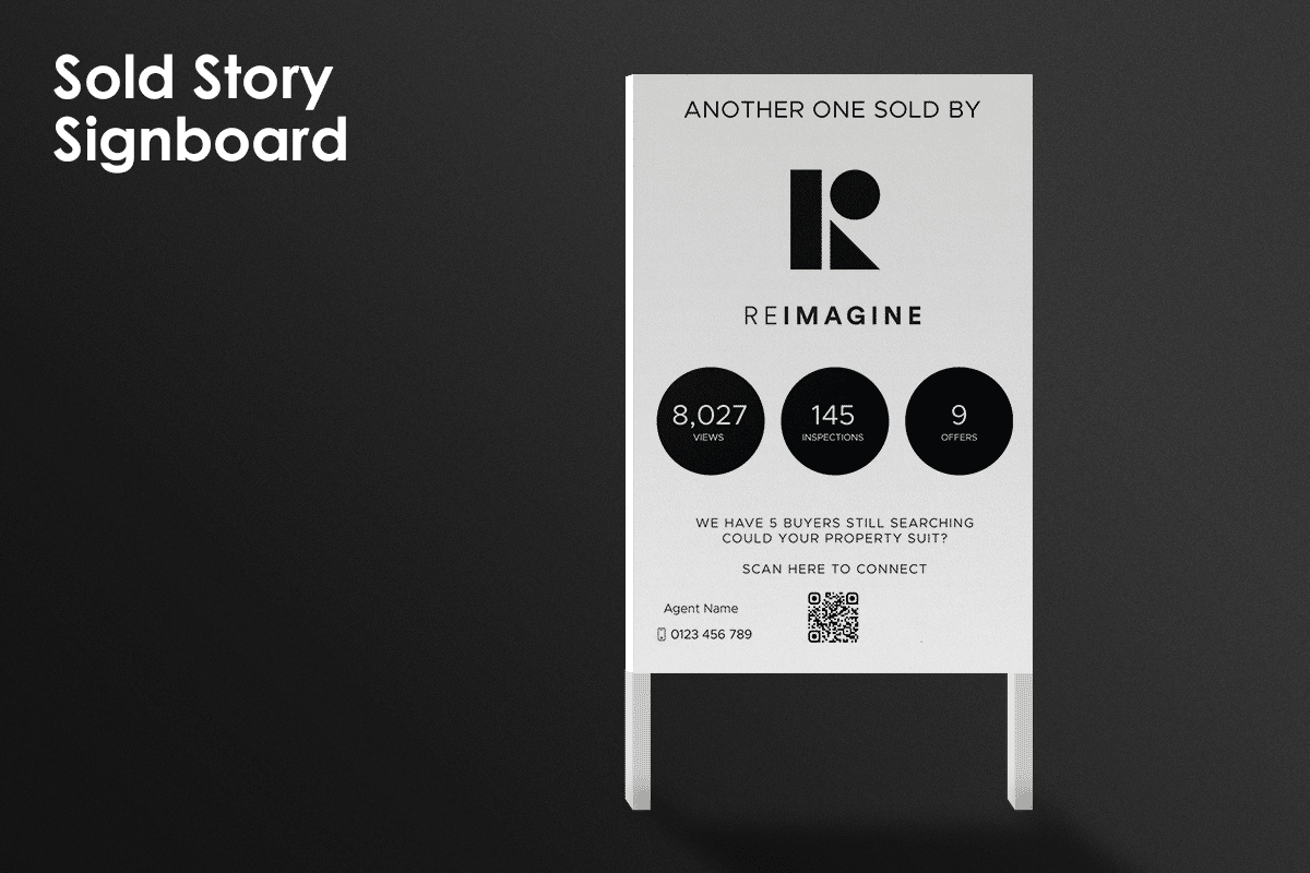 Sold Story Signboard