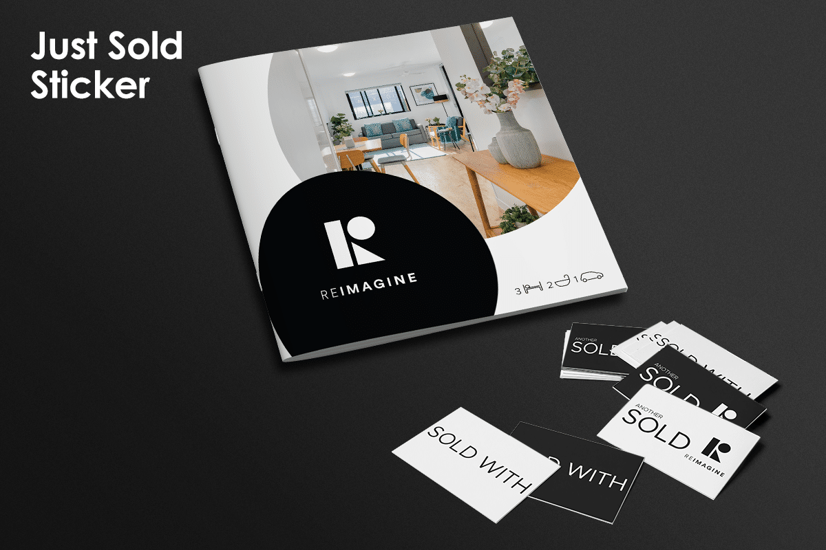 Just Sold Brochure Stickers